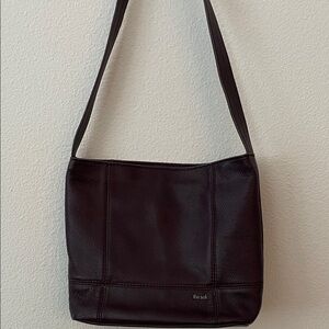 The Sak Dark Purple Leather Hobo Bag